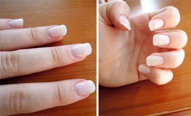 Коррекция ногтей покрытых гелем происходит в несколько этапов