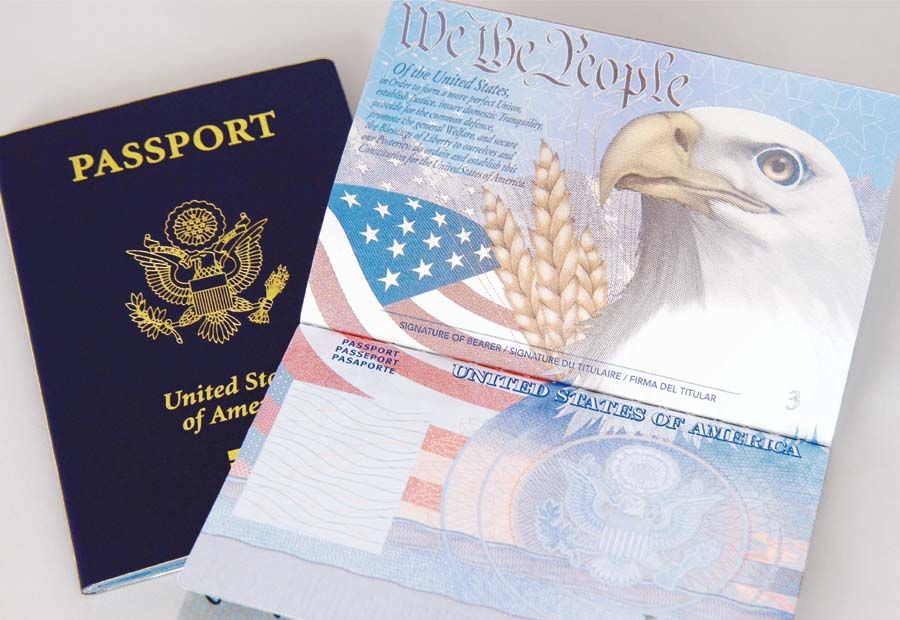 паспорт США картинка