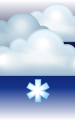 Погода в Ярославле на 29 февраля, понедельник. Вечер: пасмурно, небольшой снег